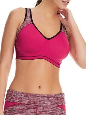 Freya Active Sonic Sports Bra 34K High Impact Pink Underwire Full Coverage